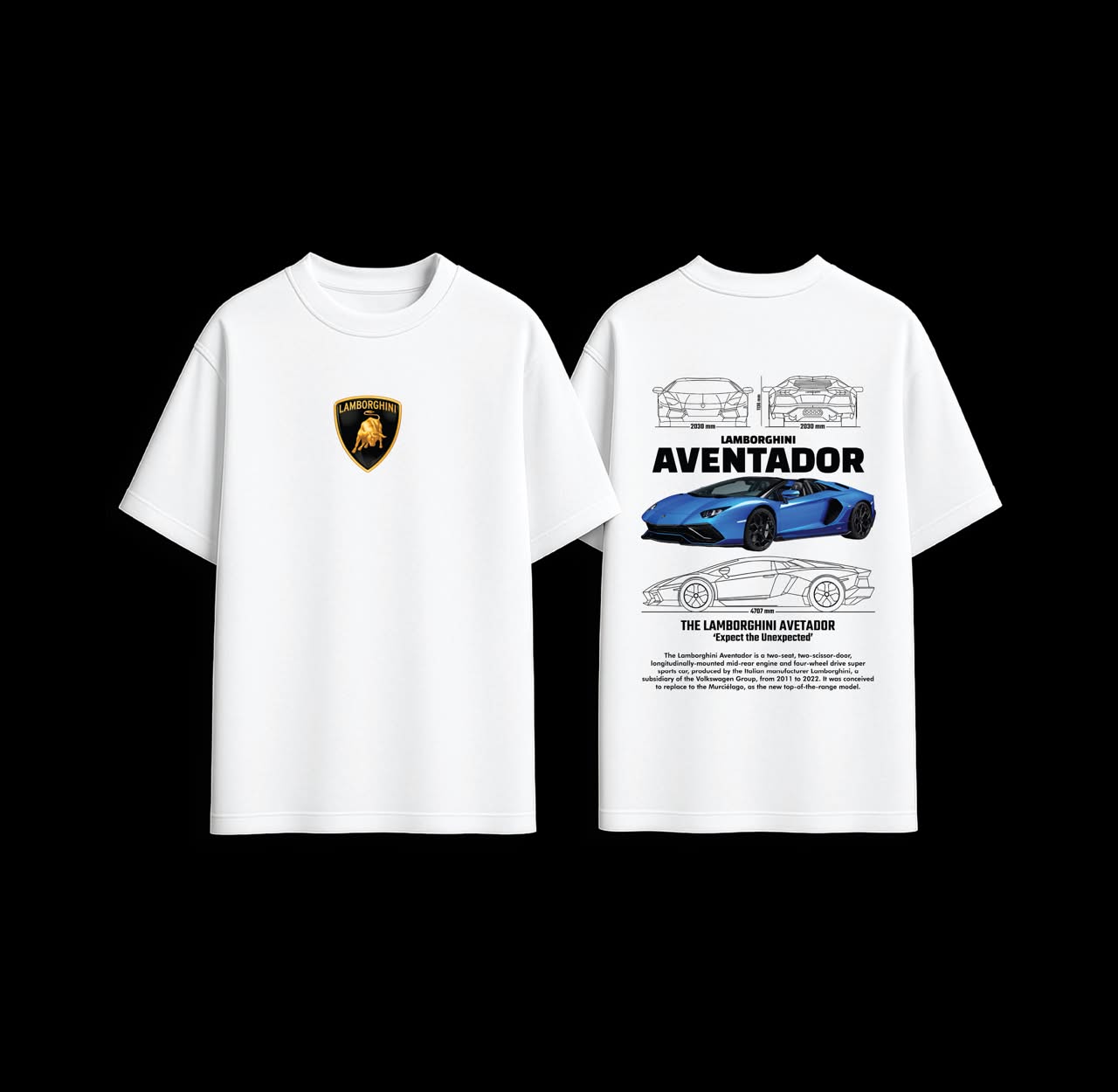 Lamborghini Aventador Graphic Tee