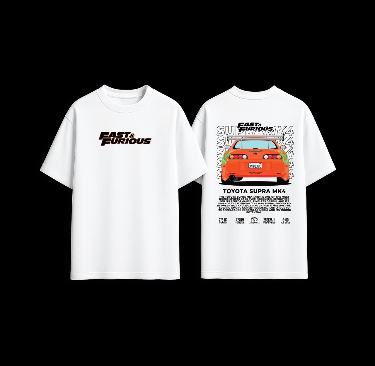 Fast & Furious Toyota Supra MK4 Graphic Tee