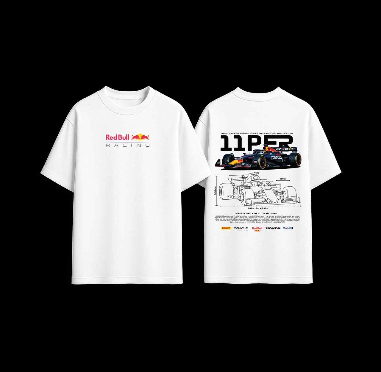 Red Bull Racing F1 Oversized T-Shirt