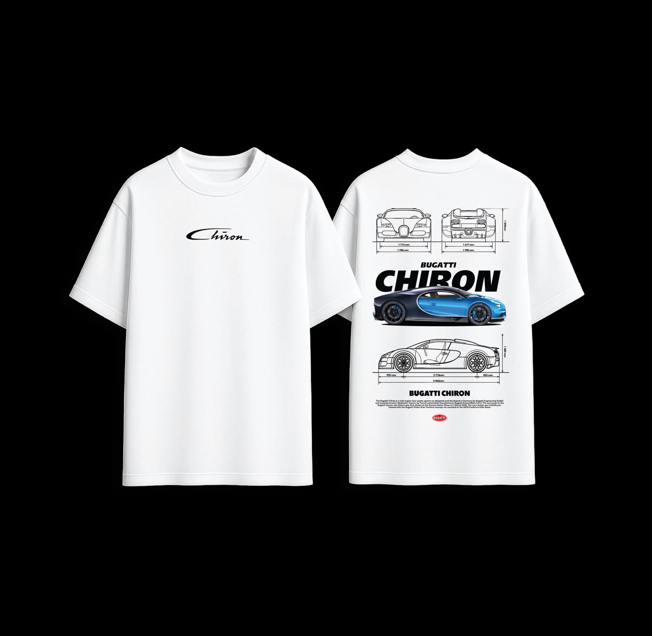Bugatti Chiron Oversized T-Shirt